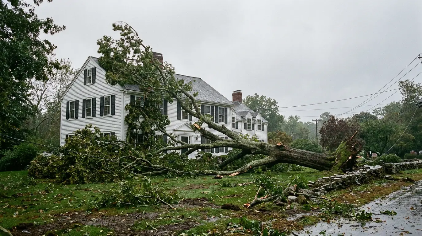 Do You Need a Permit to Remove a Tree in Massachusetts? 10 Fallen tree storm damage — Norfolk Tree Service - Massachusetts