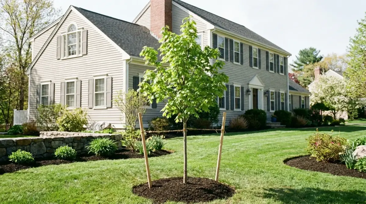 10 Best Trees to Plant in a Massachusetts Yard (And 3 to Avoid) 2 Newly planted tree — Norfolk Tree Service